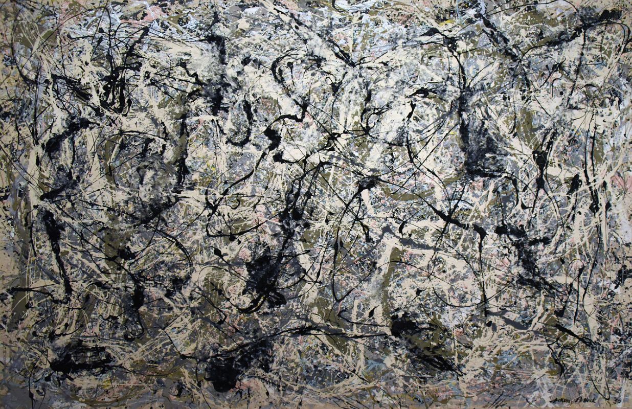 Jackson Pollock Number 28 1950 From New York Metropolitan Museum Of Art At New York Met Breuer Unfinished